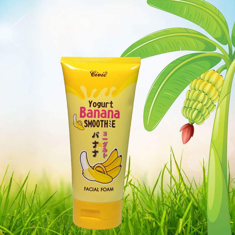 Civic - Yogurt Banana Smoothie Facial Foam Wash, 180ML