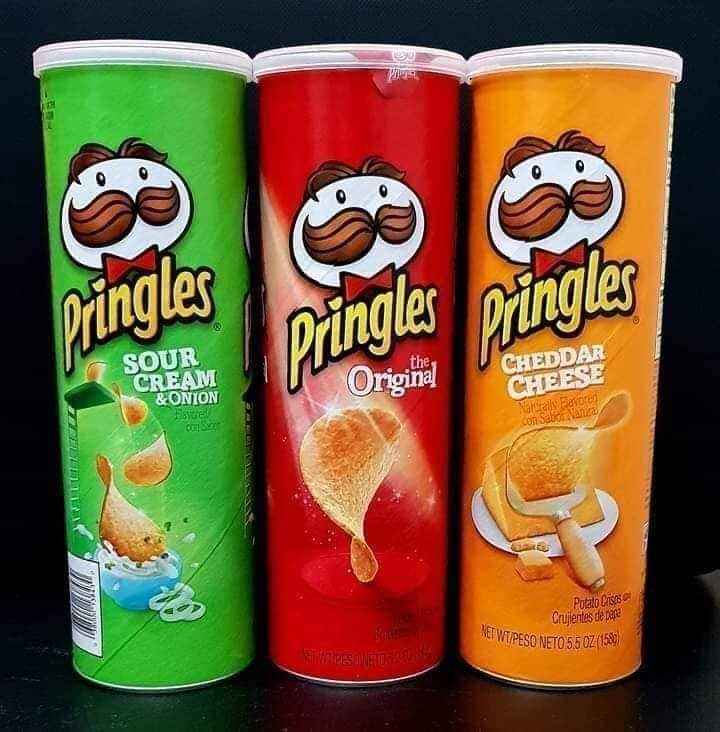 Pringles Chips , 158 grms, made in USA