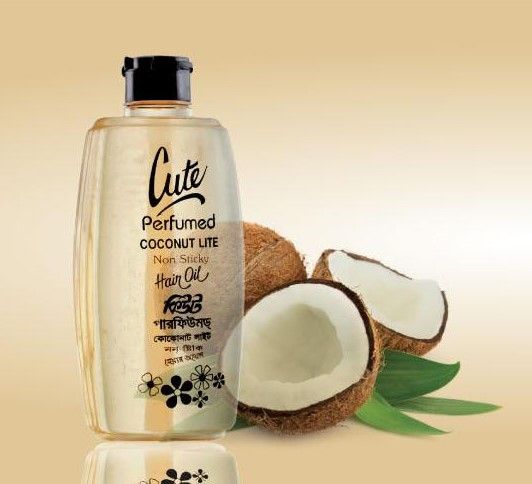 Cute Perfumed Coconut Lite Hair Oil - 330ml