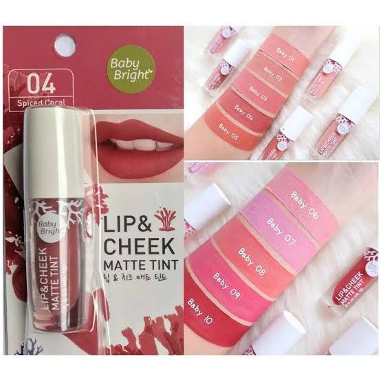 Baby Bright Lip Cheek Matte Tint