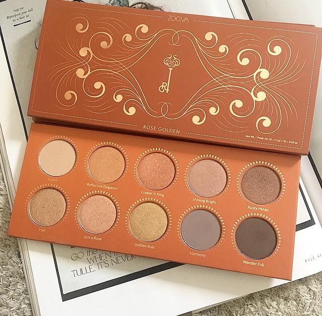 ZOEVA ROSE GOLDEN EYESHADOW PALETTE , Made In Italy