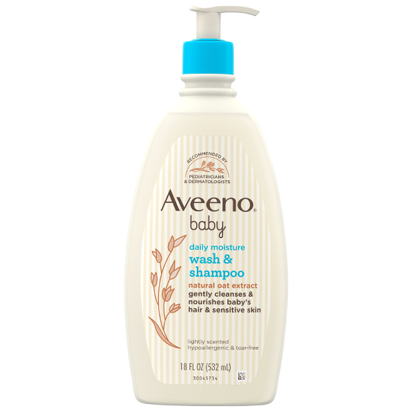 Aveeno Baby Wash & Shampoo 532ml (USA)