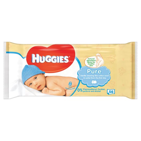 Huggies Baby Wipes Pure 72 Pcs