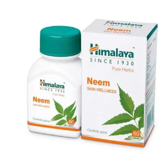 Himalaya 250mg Neem Pure Herbs Skin Wellness 60 Tablets