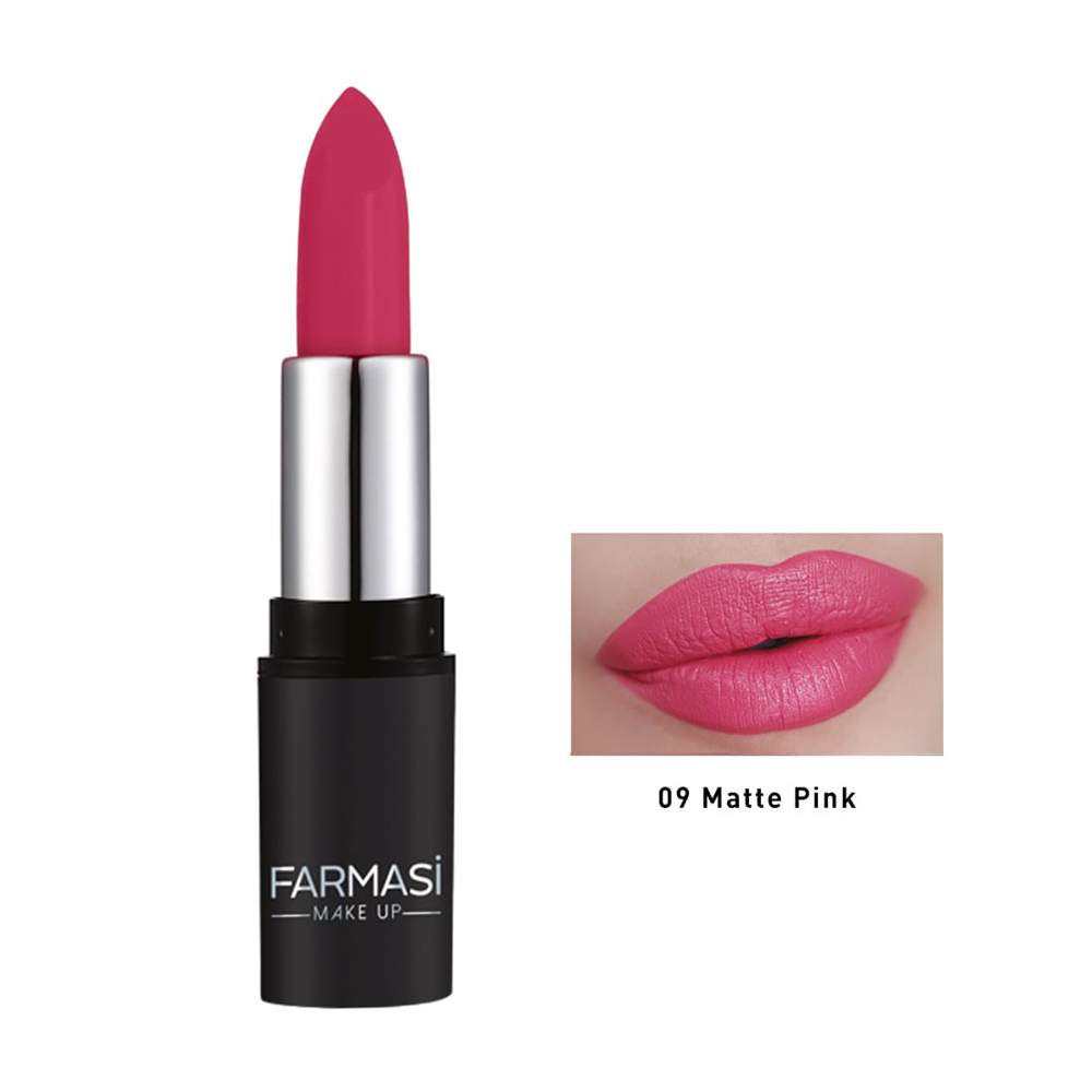 FARMASI MAKE UP MATTE LIPSTICK 09 MATTE PINK