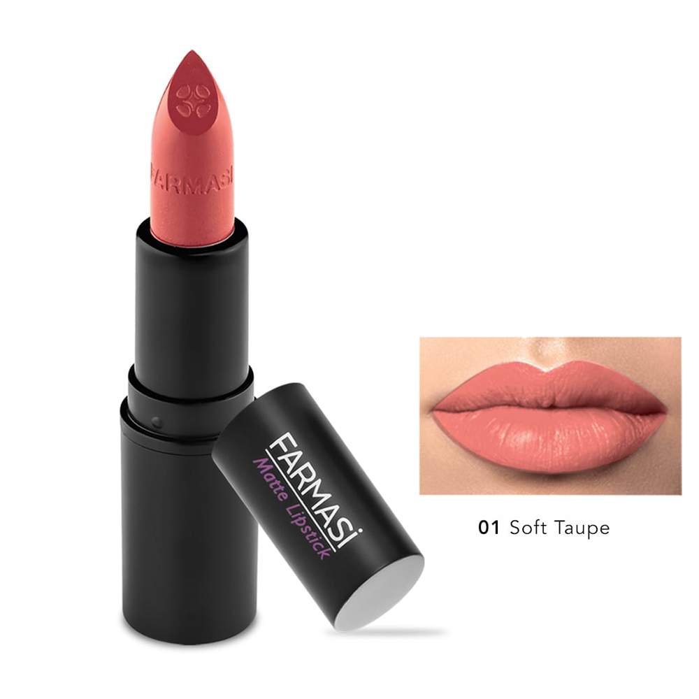 FARMASI MATTE LIPSTICK 01 SOFT TAUPE