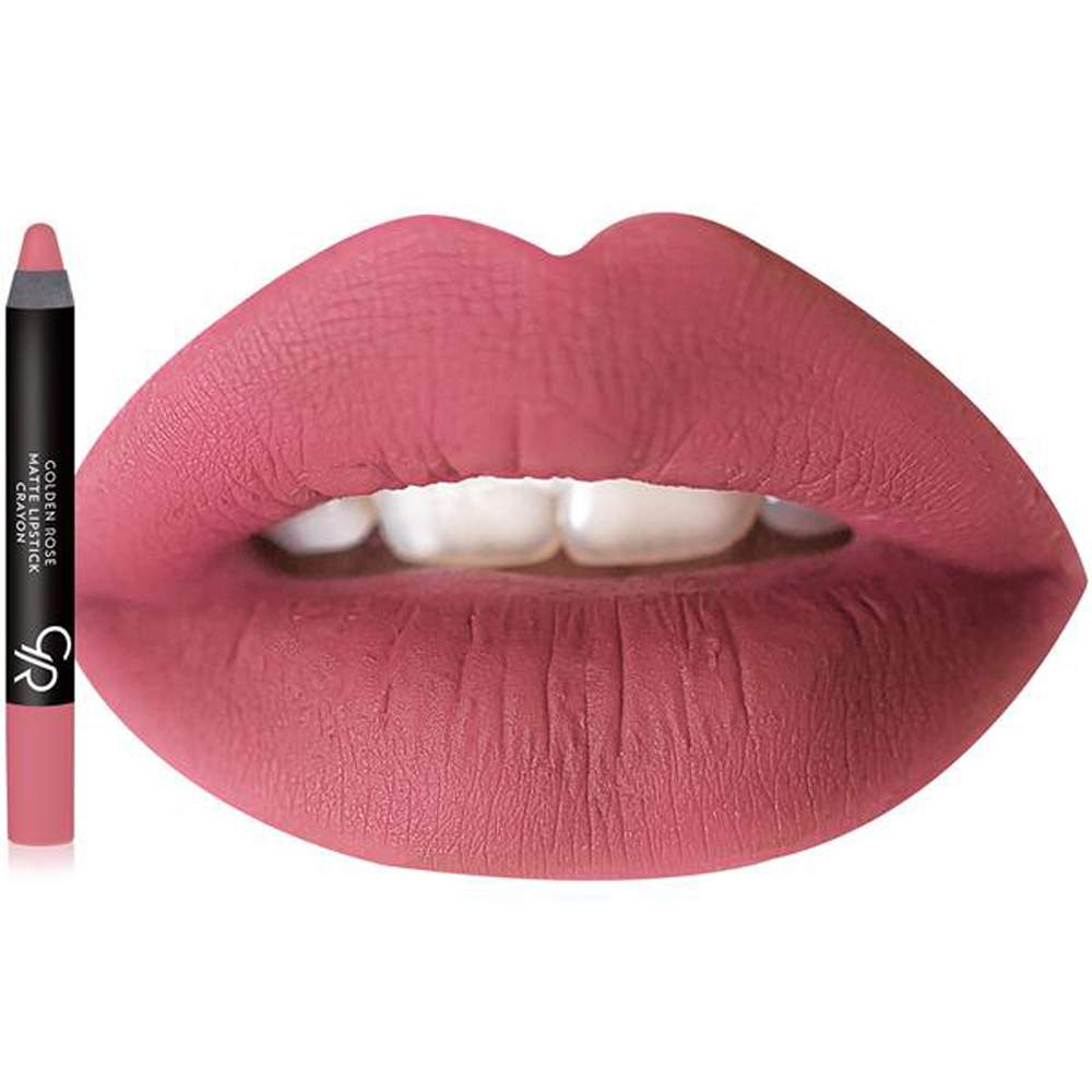 Golden Rose Matte Lipstick Crayon 12 Sea Pink Light