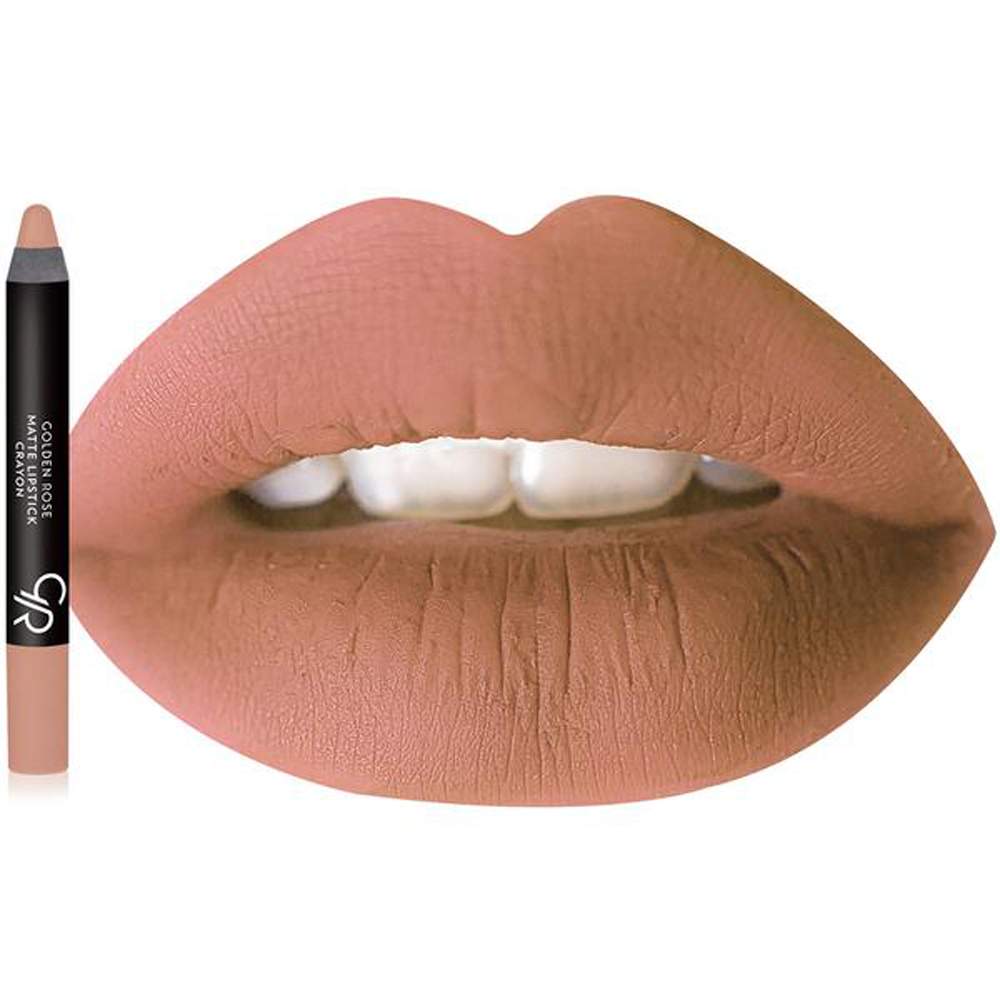 Golden Rose Matte Lipstick Crayon 15 Cameo