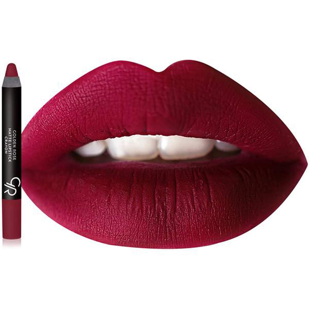 Golden Rose Matte Lipstick Crayon 05 Shiraz Red