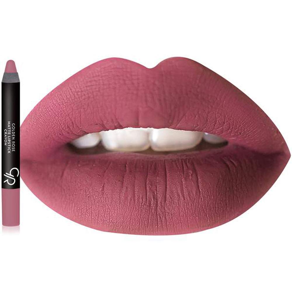 Golden Rose Matte Lipstick Crayon 10 Brandy Rose