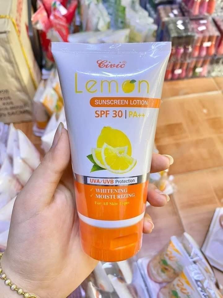 Civic lemon 🍋 sunscreen lotion spf30