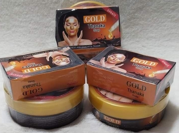 Gold THANAKA FACE PACK WITH SOAP