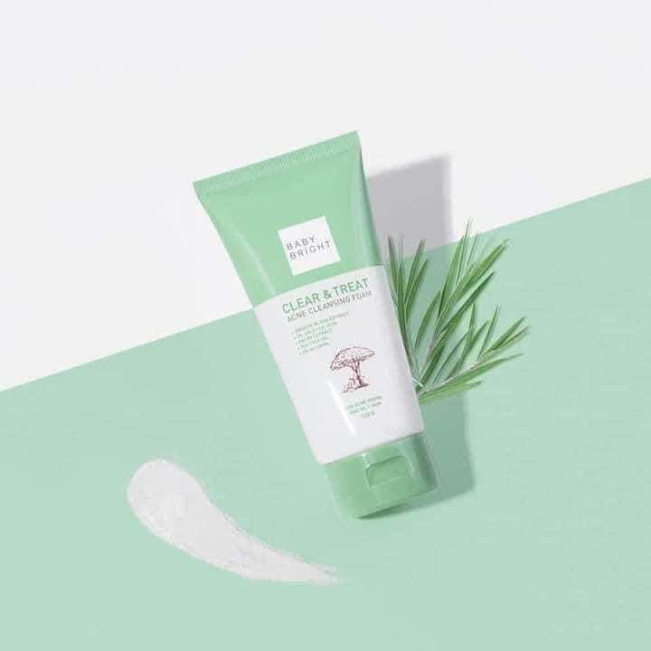 Baby bright acne face wash   𝗖𝗹𝗲𝗮𝗿 & 𝗧𝗿𝗲𝗮𝘁 𝗔𝗰𝗻𝗲 𝗖𝗹𝗲𝗮𝗻𝘀𝗶𝗻𝗴 𝗙𝗼𝗮𝗺