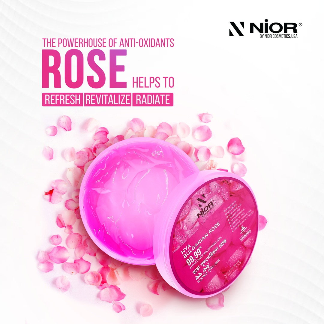 NIOR Hya Bulgarian Rose 99.99% MOISTURE SOOTHING GEL