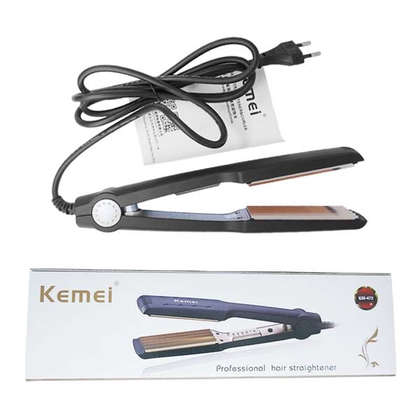 Kemei Km 472- Hair Straightener/Hair Curler