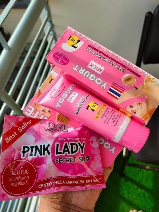 PRIVATE PART WHITENING COMBO (Pink Lady Secret Soap &  Yogurt Milk Cream