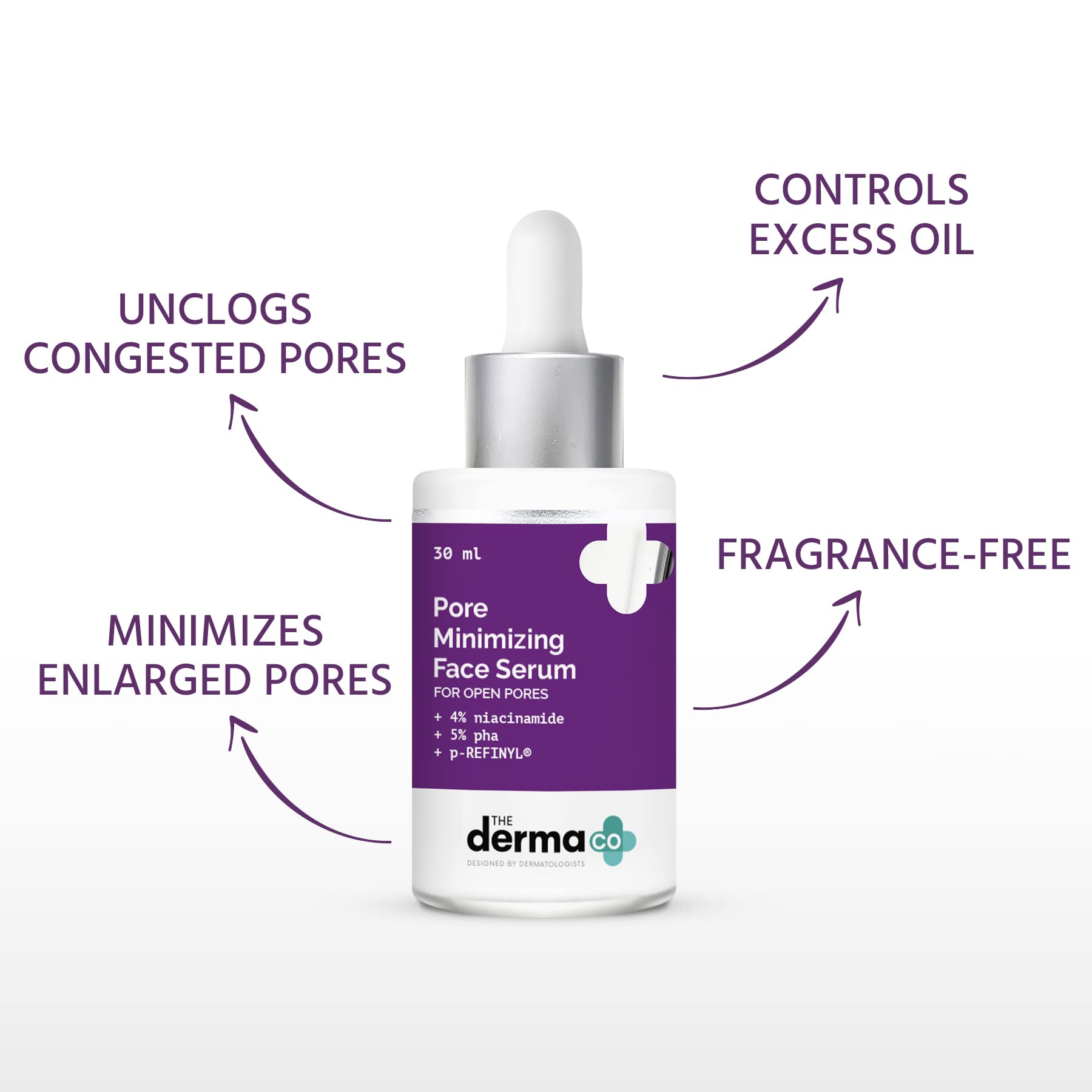 The Derma Co Pore Minimizing Face Serum for open Pores - 30 ml