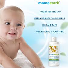 Mamaearth Soothing Massage Oil for Babies with Sesame, Almond and Jojoba Oil