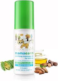 Mamaearth Soothing Massage Oil for Babies with Sesame, Almond and Jojoba Oil