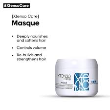 Loreal Professionnel Xtenso Care Masque Hair Cream For Straightened Hair With Keratin Repair+Anti-Dryness