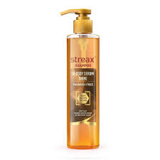 Streax Shampoo 240ml Glossy Serum Shine Shampoo for Frizzy and Dry Hair