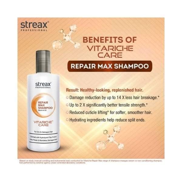 Streax Professional Vitariche Shampoo 300ml