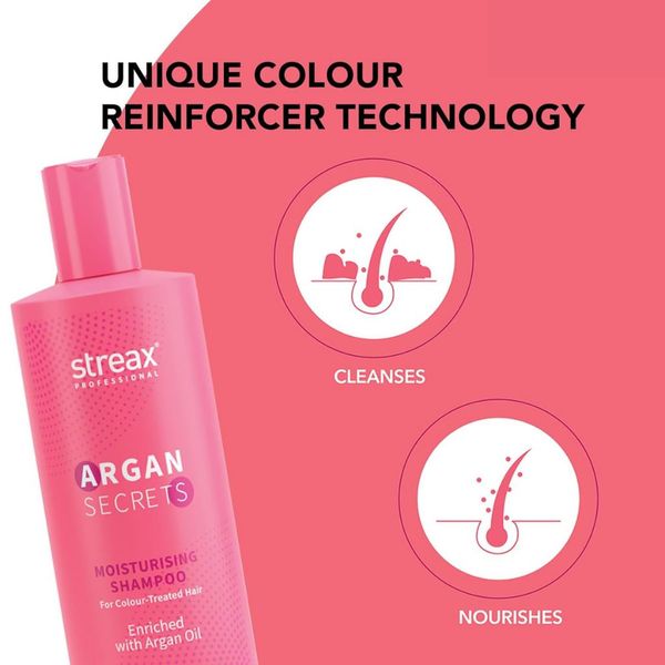 Streax Professional Argan Secret Shampoo, 300ml Made in India