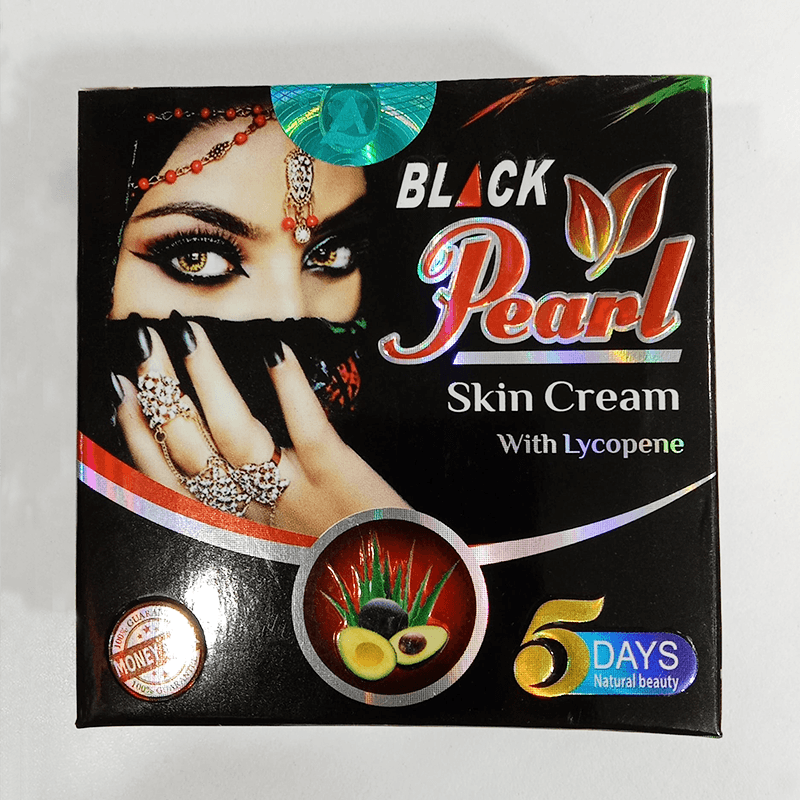 Black pearl skin cream with lycopene