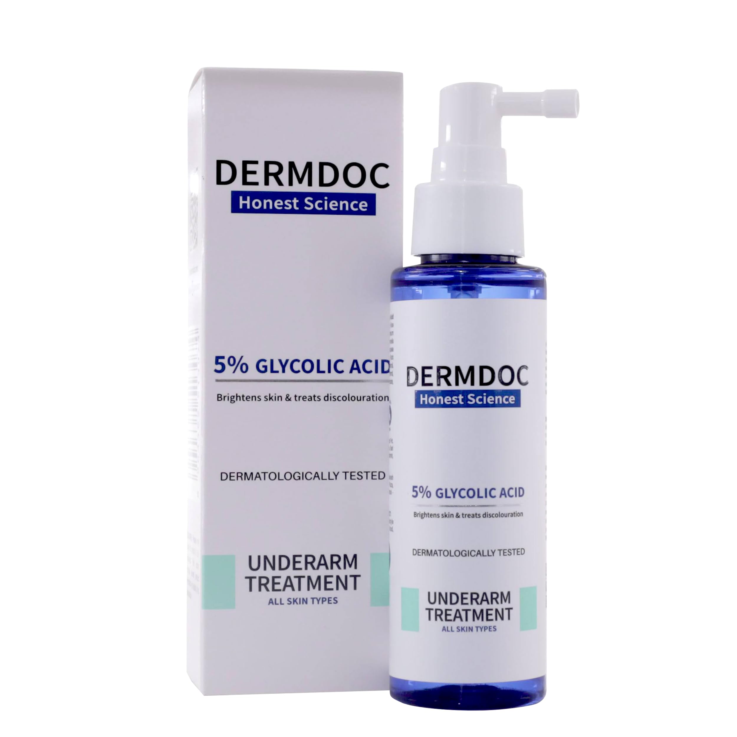 Dermdoc Underarm Treatment Spray, 5% Glycolic Acid -100 ml