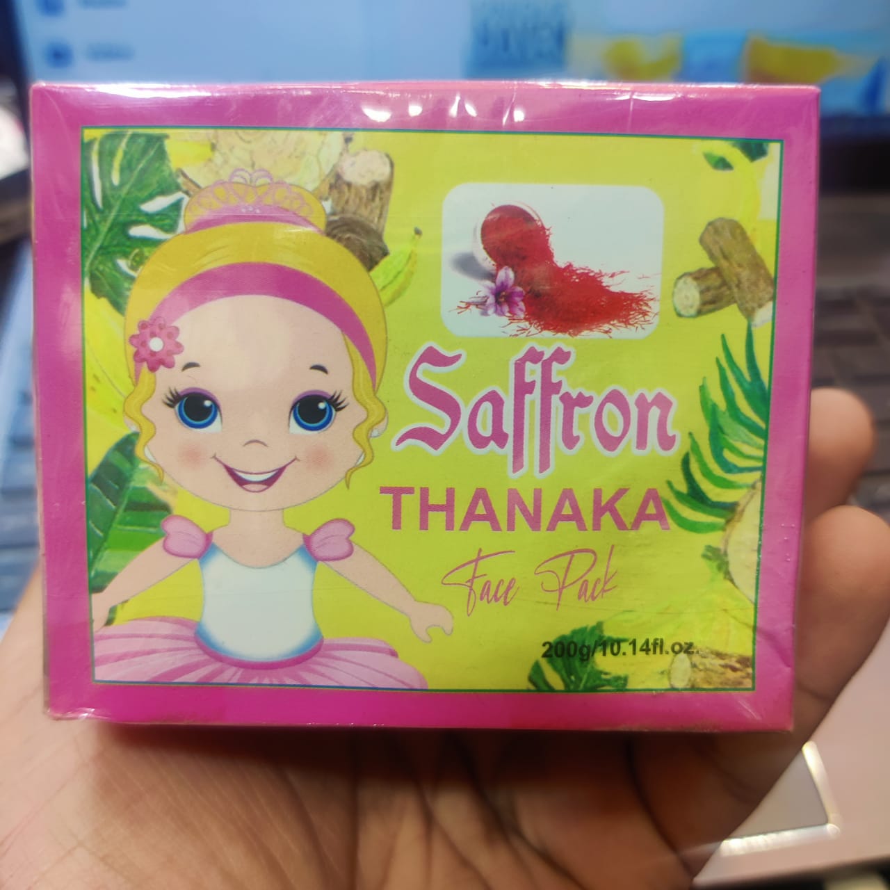 Safron  Thanaka Face Pack,200g