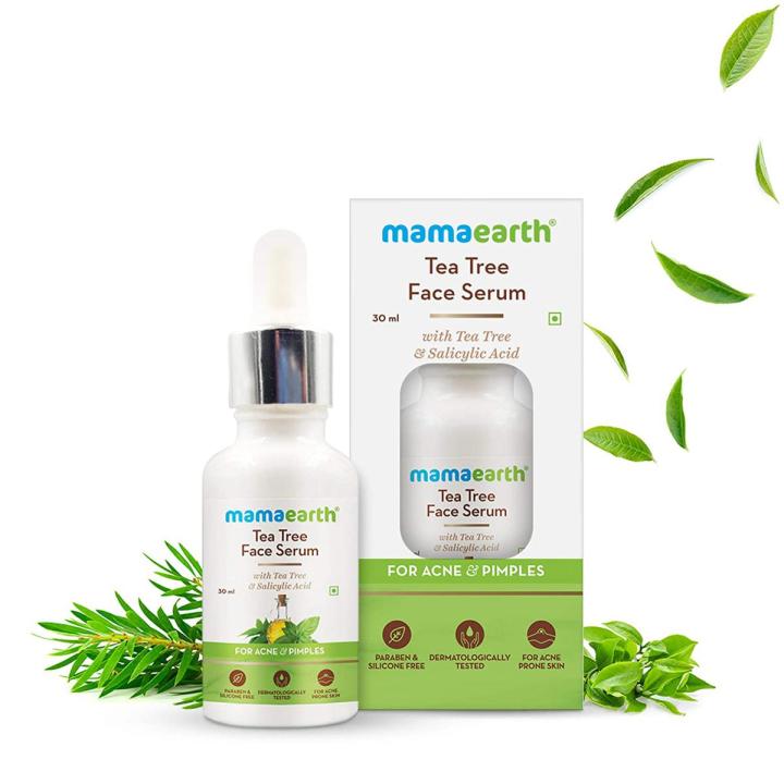 Mamaearth Tea Tree Face Serum for Acne Prone skin With Tea Tree & Salicylic Acid For Acne & Pimples – 30 ml