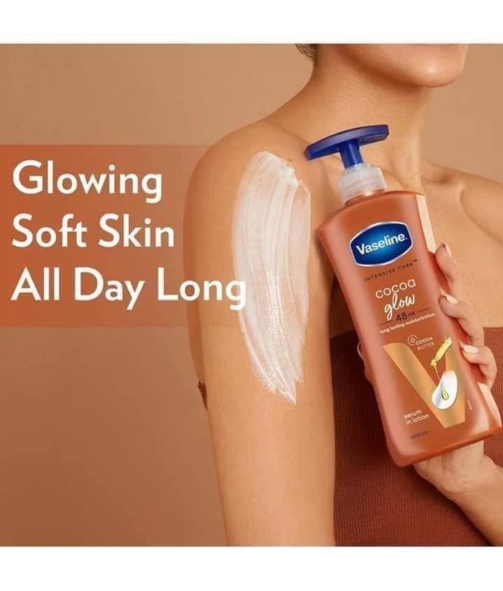 Vaseline Cocoa glow lotion , 400ML