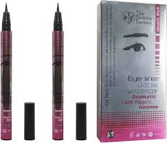 The Fashion Factory Eye Liner Long Lasting Waterproof Black 2 ml  (Black)