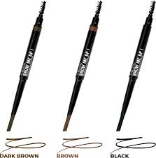 Me-On Brow Me Up ( Pack of 3) Black Brown & Dark Brown