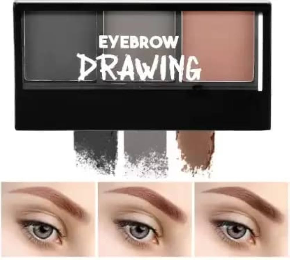 Eyebrow Drawing Bellakeen 3 Color Eye brow kit