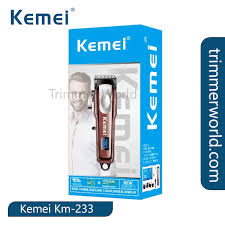 Kemei KM-233 Professional Rechargeable Hair & Beard Trimmer