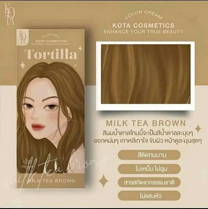 Kota Hair Color cream-100g, Made In Thailand