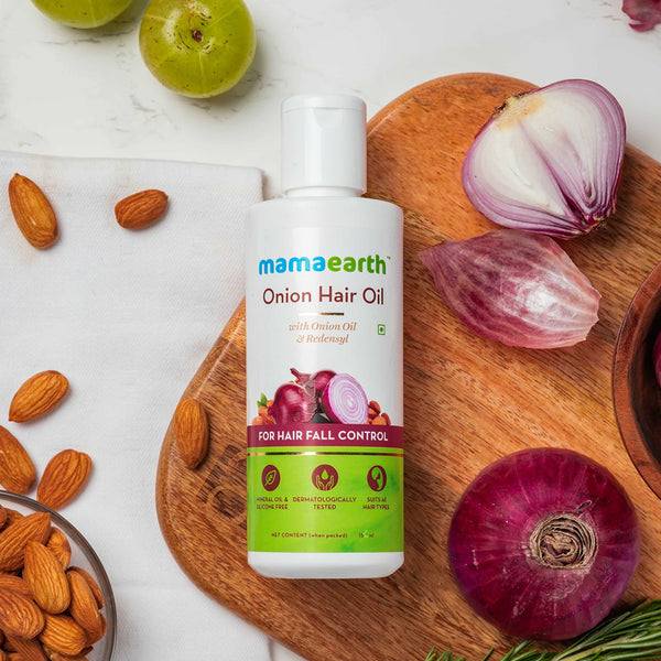 Mamaearth Onion Hair Oil-150ml , Made in India