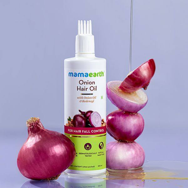 Mamaearth Onion Hair Oil-150ml , Made in India