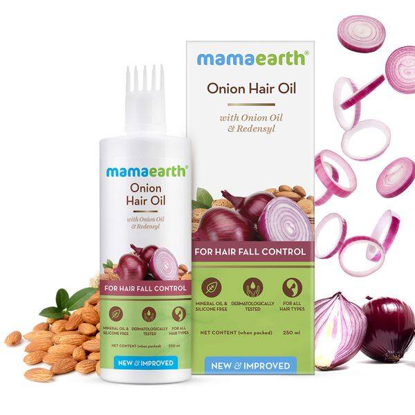 Mamaearth Onion Hair Oil-150ml , Made in India