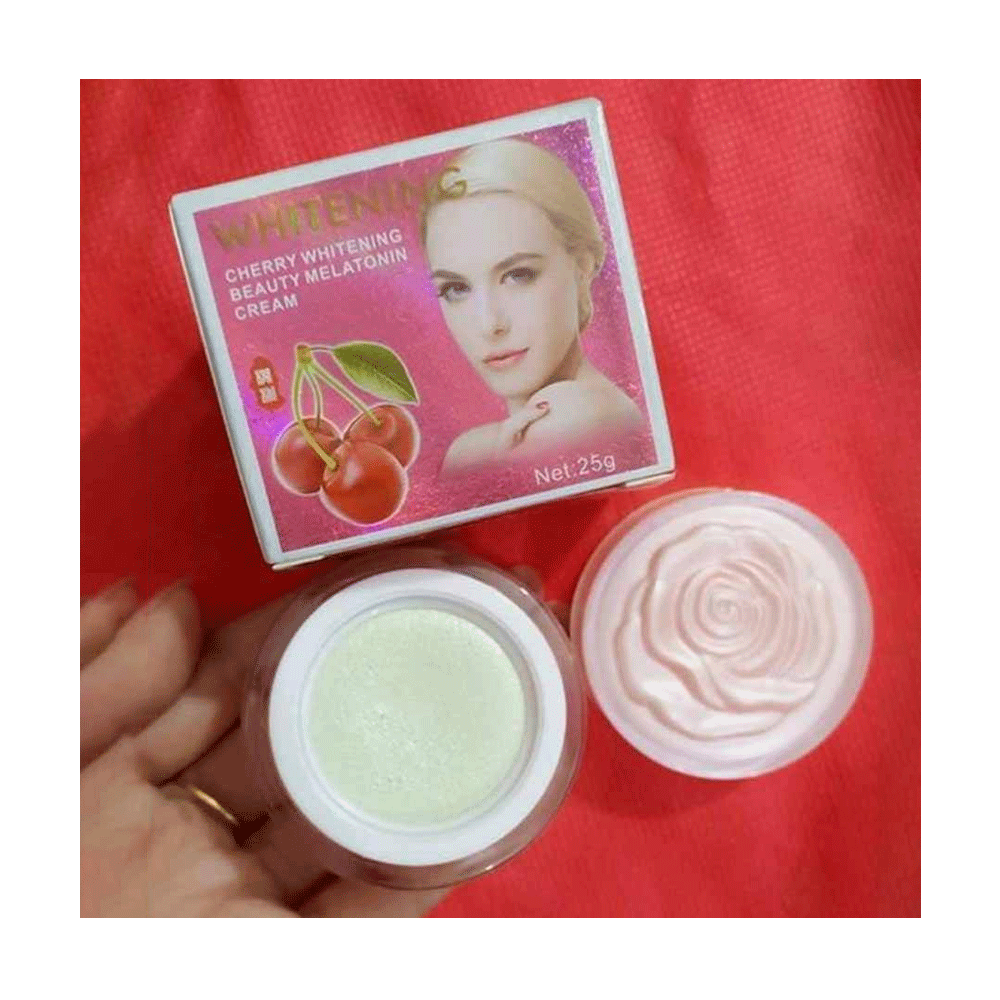 LANXI Cherry Whitening Beauty Melatonin Cream 25g