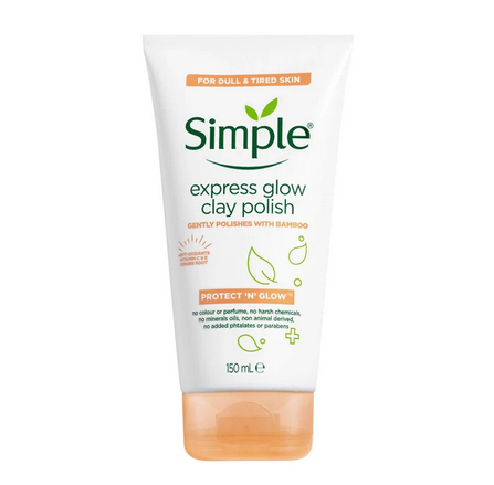 Simple Protect ‘N’ Glow Express Glow Clay Polish (150ml)