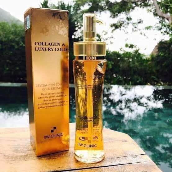 3W CLINIC COLLAGEN & LUXURY REVITALIZING COMFORT 24K GOLD ESSENCE 150ML