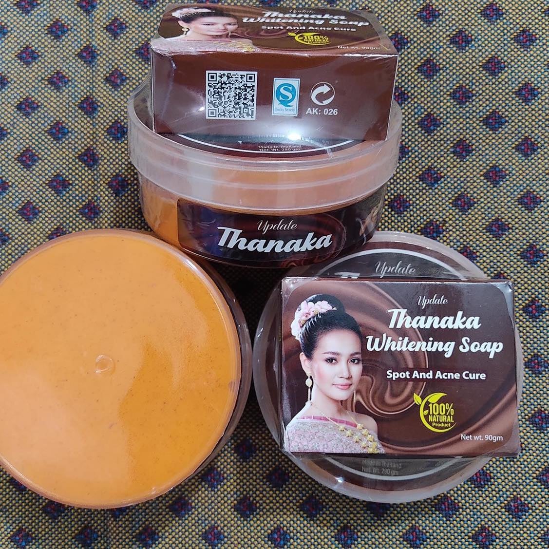 Thanaka Whitening face pack & Soap