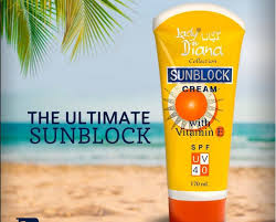 Lady Diana Sun Block Cream With Vitamin E SPF UV40 170ml ৳ 350