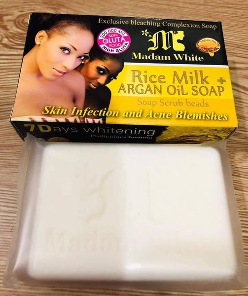 💎Madam White Rice Milk Argan Oil Soap💎