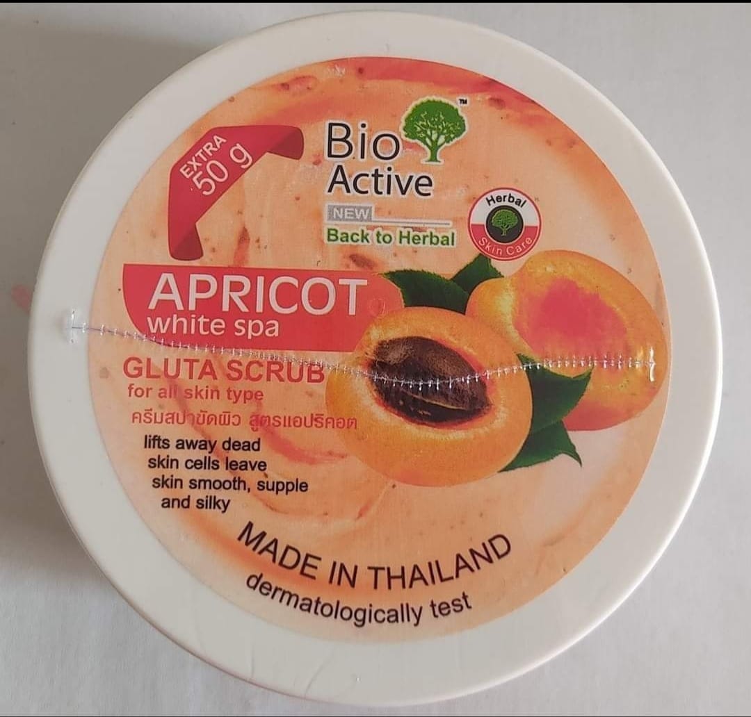 Bio Active  Gulta and Apricot Scrub- 100g