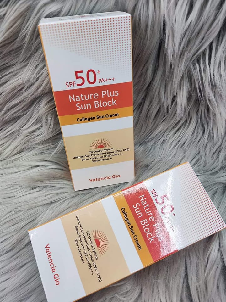 Valencia Gio Nature plus Sun Block Cream , SPF 50 PA++++