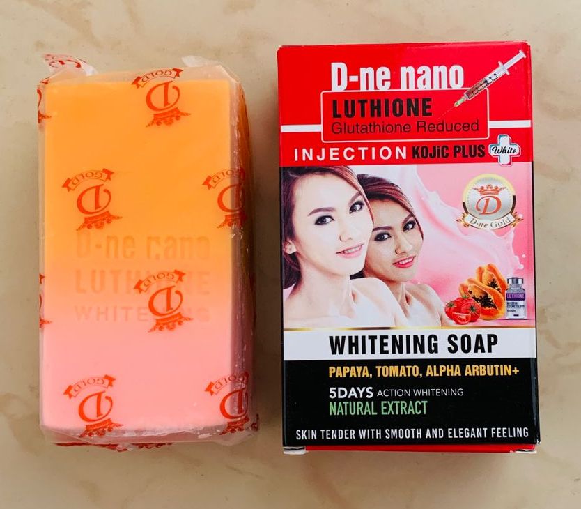 D-ne Nano Glutathione Injection Kojic plus Whitening Soap