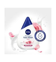 Nivea Face Wash Milk Delights Caring Rosewater (Sensitive Skin) (100ml)